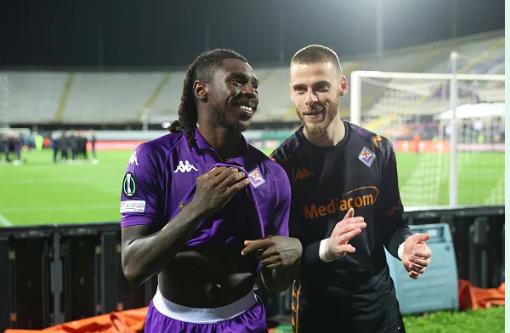 David de Gea khen ngoi Moise Kean.