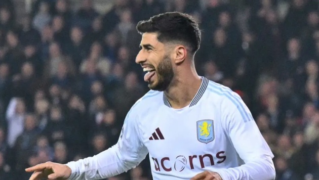 HLV Luis Enrique vui mung khi Marco Asensio toa sang o Aston Villa