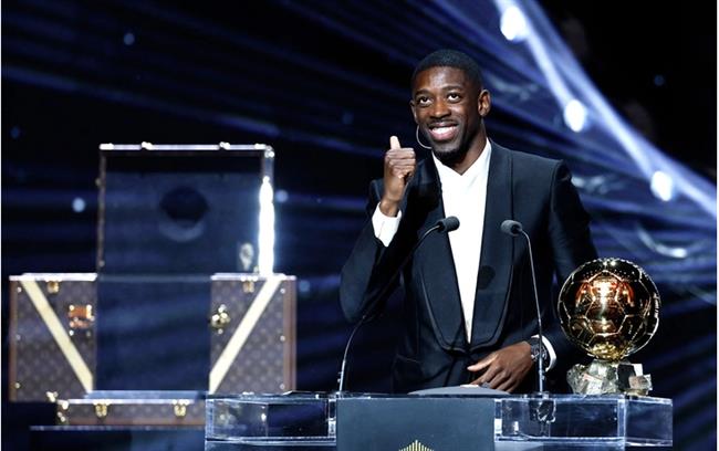Ousmane Dembele gianh Qua bong Vang 2025.