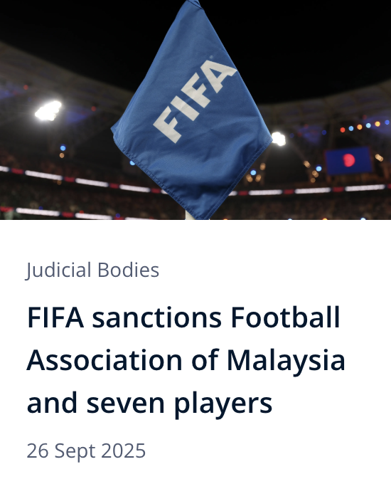 Quyet dinh duoc dang tai tren trang chu FIFA