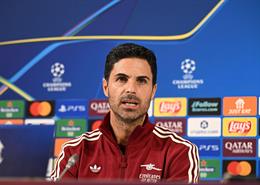 HLV Arteta muốn giải quyết từng trận đấu một ở Champions League