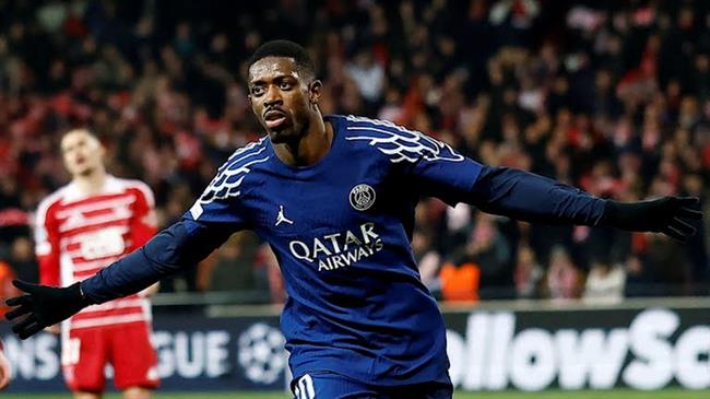 Ousmane Dembele lap cu dup truoc Brest.