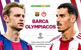 Nhận định Barca vs Olympiacos (23h45 ngày 21/10): Trở lại mạch thắng